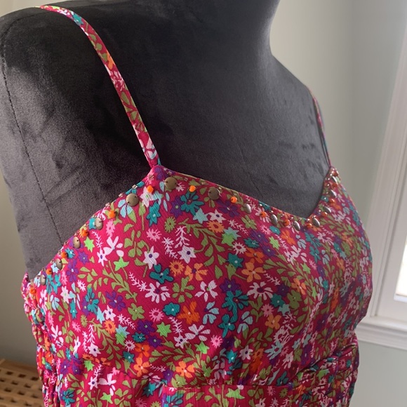Thin Strap Floral Dress - Picture 6 of 15